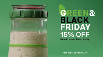 Green and Black Friday -  15% discount across the entire range! - Kefirko UK