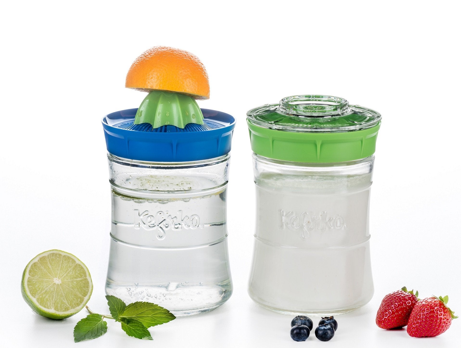 Kefirko Fermenter Kit Easily Brew Your Own Milk or Water Kefir at Home, or  Grow Sprouted Seeds 