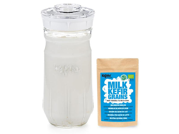 Kefirko Milk Kit With Organic Dehydrated Grains (1400ml) - Kefirko UK
