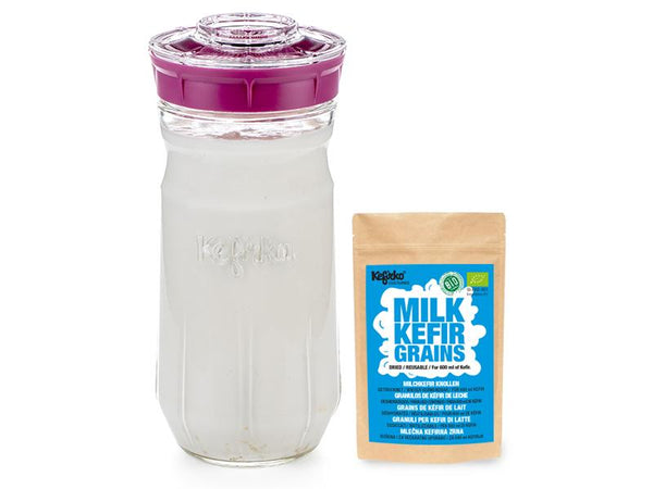 Kefirko Milk Kit With Organic Dehydrated Grains (1400ml) - Kefirko UK